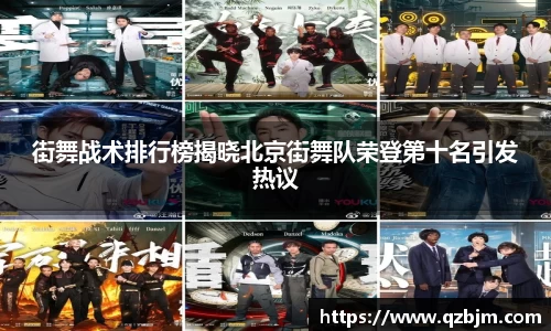 街舞战术排行榜揭晓北京街舞队荣登第十名引发热议